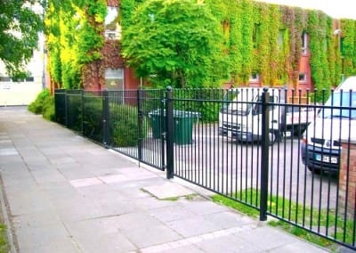 Steel Railings Fencing – Leytonstone School London