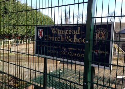 Wire Mesh Fencing Wanstead Church School