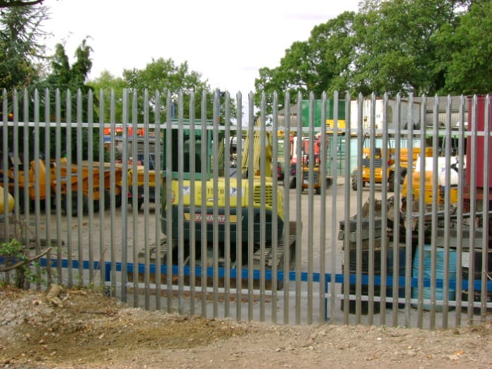 Steel Palisade Fencing Essex – J Matthews Plant Hire Ongar Essex