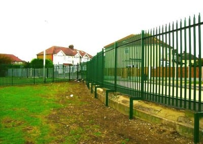 Steel Palisade Fencing London – King Solomon High School Barkingside London