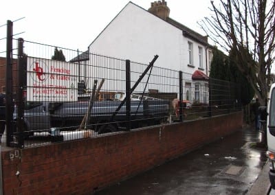 St John Ambulance Wire Mesh Fence and Gates Croydon London