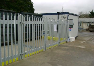 Steel Palisade Fencing – Windsor Waste Management – Brentwood Essex