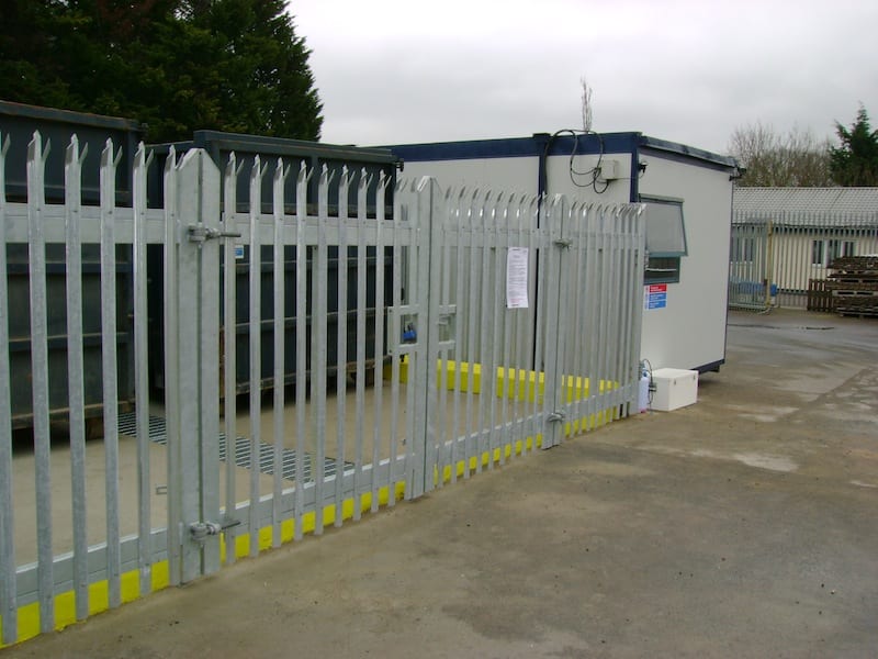 Steel Palisade Fencing – Windsor Waste Management – Brentwood Essex